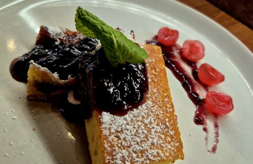 Karácsonyi áfonyás pite