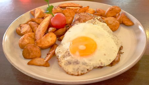 Holstein szelet steak burgonyával