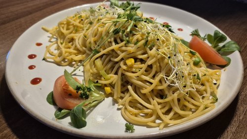 Zöldséges pirított tészta