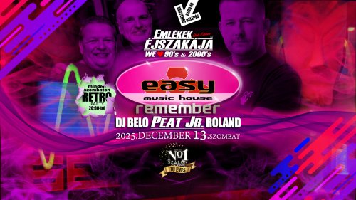 2025.december 13. Easy remember X Emlékek éjszakája