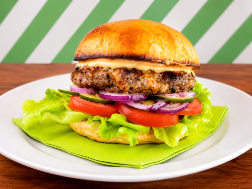 Retro Hamburger